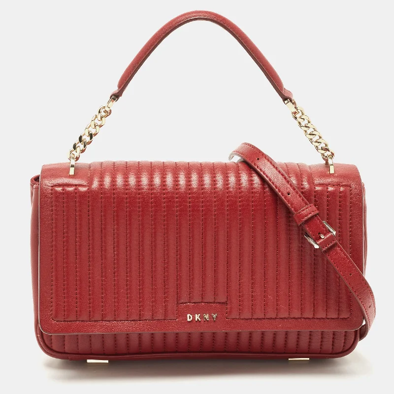 Dkny Pinstripe Quilted Leather Gansevoort Top Handle Bag Trendy Handbags, Limited-Time Sale Dkny Pinstripe Quilted Leather Gansevoort Top Handle Bag Trendy Handbags, Limited-Time Sale