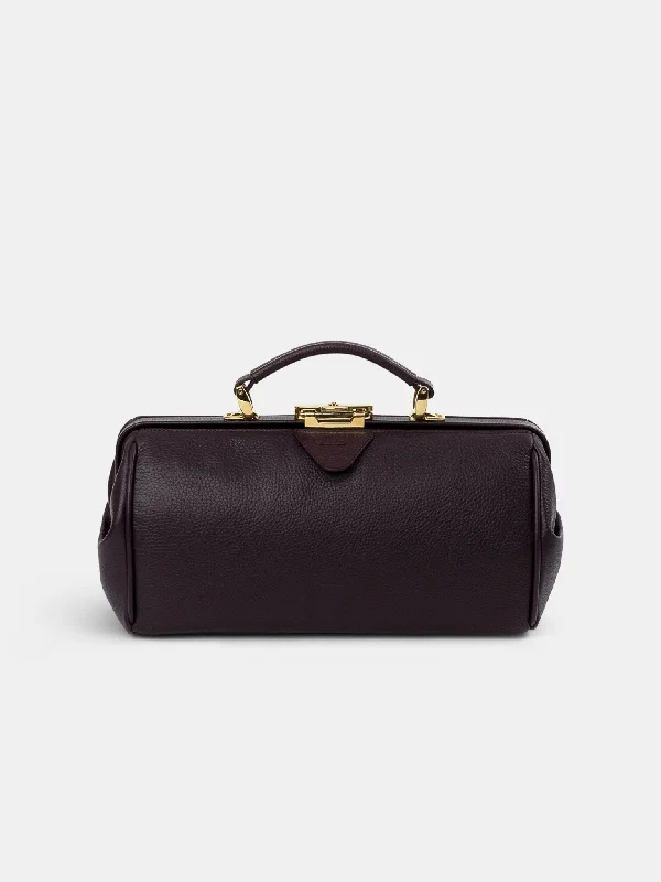 Odor-Resistant And Budget Bags The Doctor's Bag - Bordeaux Calf Grain Trendy Purses At Unbeatable Discounts Odor-Resistant And Budget Bags The Doctor's Bag - Bordeaux Calf Grain Trendy Purses At Unbeatable Discounts