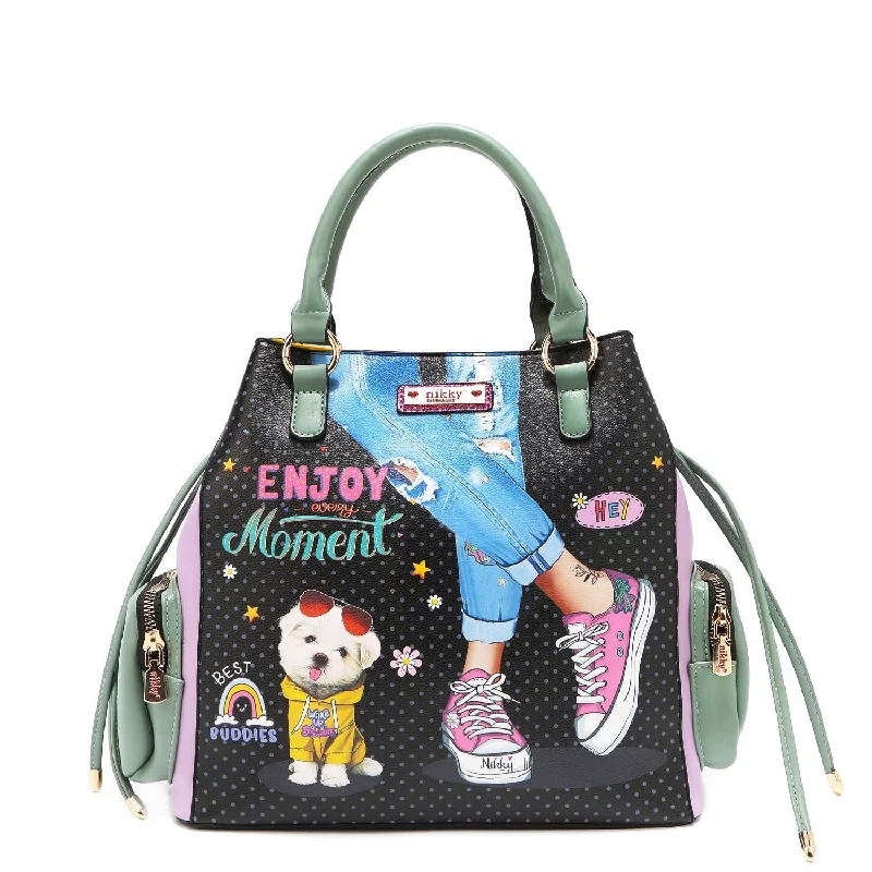 Relaxed Style Deals ENJOY EVERY MOMENT BUCKET BAG The Best Handbag Offers Are Here