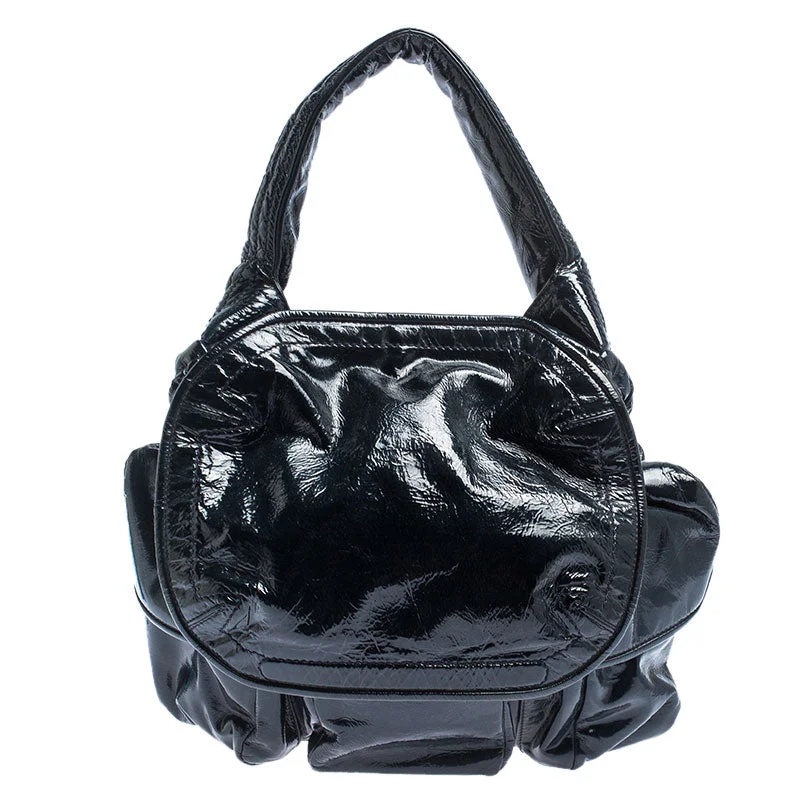 Givenchy Midnight Patent Leather Hobo Stylish Bags At Unbeatable Prices