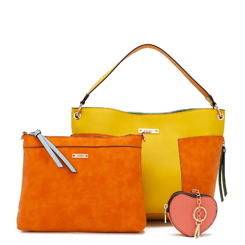 Bold Style Discounts IZZY 3PC SATCHEL BAG Chic Crossbody Bags, Limited Offers