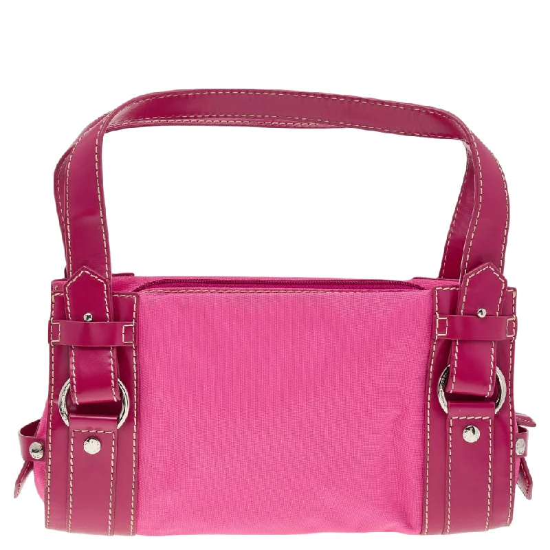 Lancel Canvas And Leather Shoulder Bag Trendy Purses With Limited-Time Offers