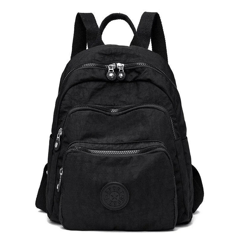 Large Capacity Nylon Ladies Travel Backpacks Statement Handbags At Unbeatable Discounts