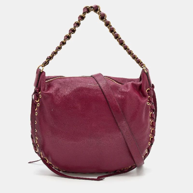 Marc Jacobs  Leather Lace Nomad Hobo High-Fashion Handbags At Reduced Costs