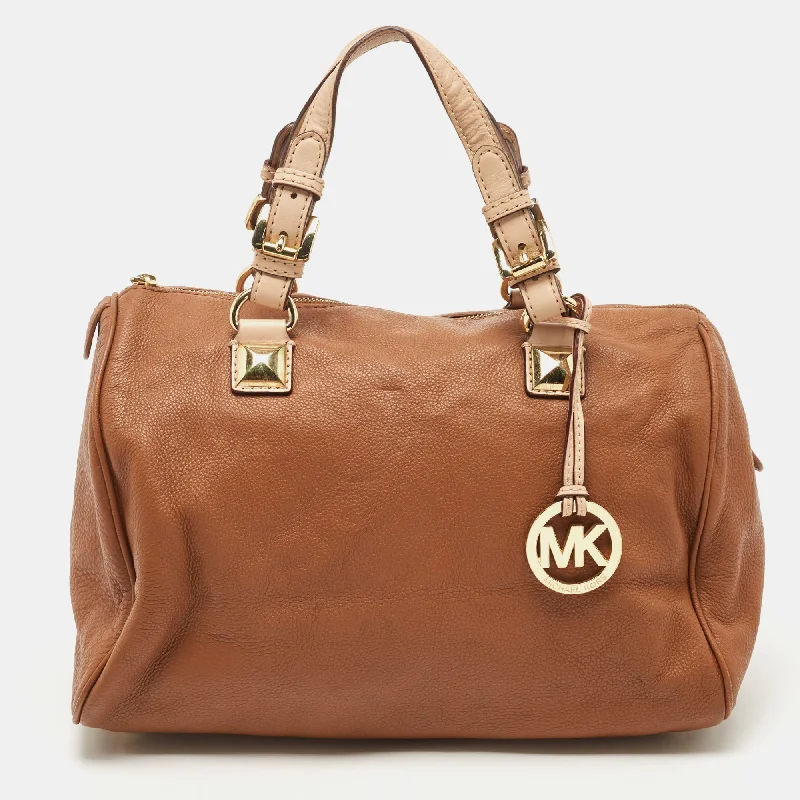 Michael Michael Kors Leather Grayson Boston Bag Trendy Backpacks, Huge Markdowns