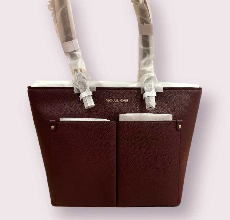 Vibrant Style Promotions MK cranberry tote Stylish Totes, Special Discounts