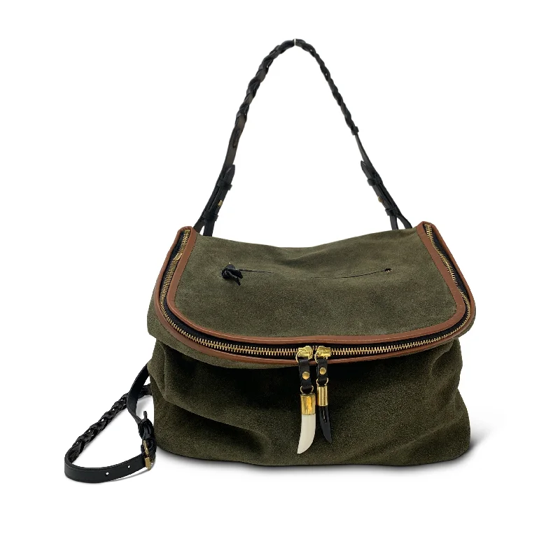 Flash Sale OLIVE SUEDE ROUGH NIGHT Your Perfect Bag At The Perfect Price