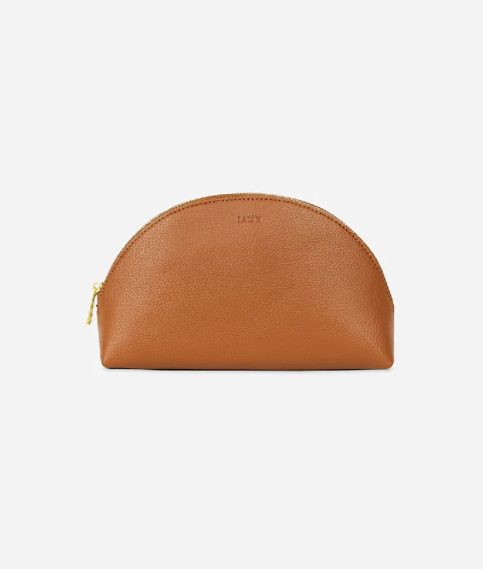 The Cosmetic Bag Large - Brown Elevate Your Style With Our Handbag Sale