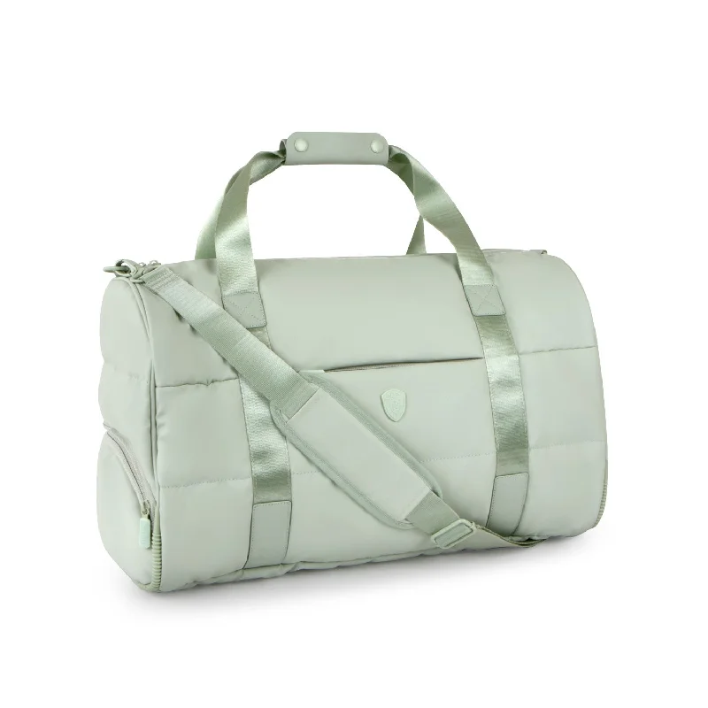 The Puffer Duffel Bag - Sage Green Chic Crossbody Bags, Limited Offers