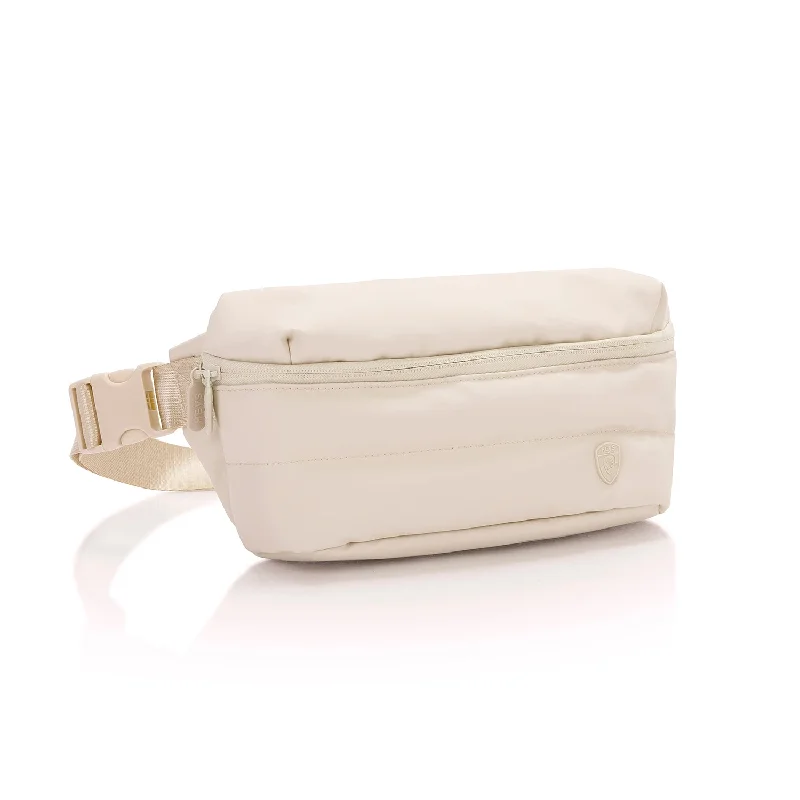 The Puffer Waist Bag - Ivory Fashion-Forward Bags, Now On Sale