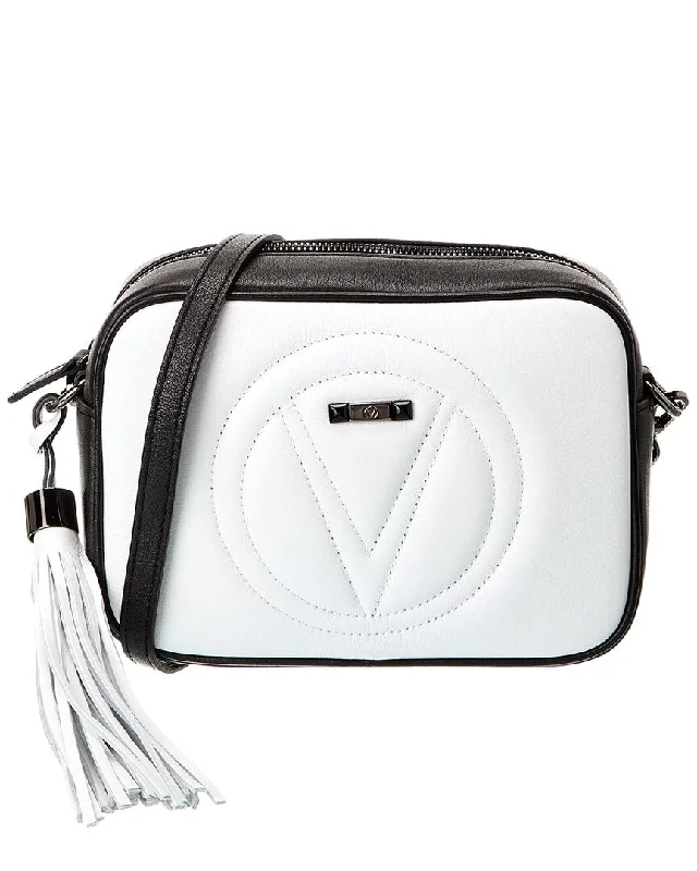 Playful Fashion Offers Valentino by Mario Valentino Mia Signature Leather Crossbody Trendy Purses With Limited-Time Offers