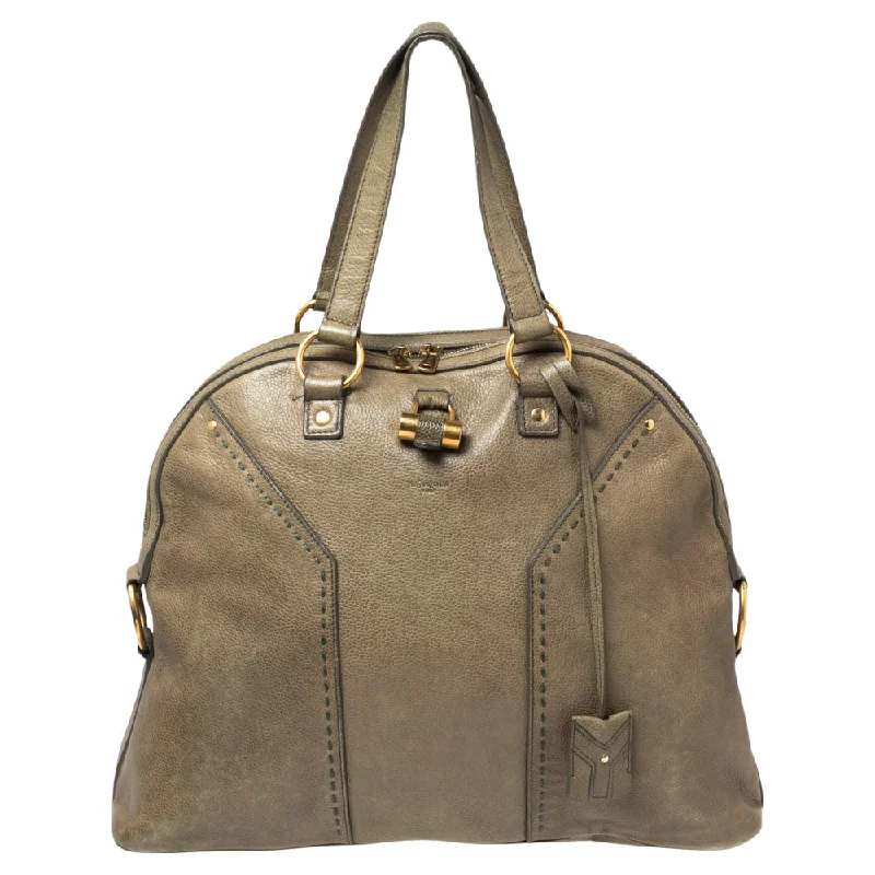 Yves Saint Laurent Green Leather Oversized Muse Bag Timeless Handbags At Reduced Prices Yves Saint Laurent Green Leather Oversized Muse Bag Timeless Handbags At Reduced Prices
