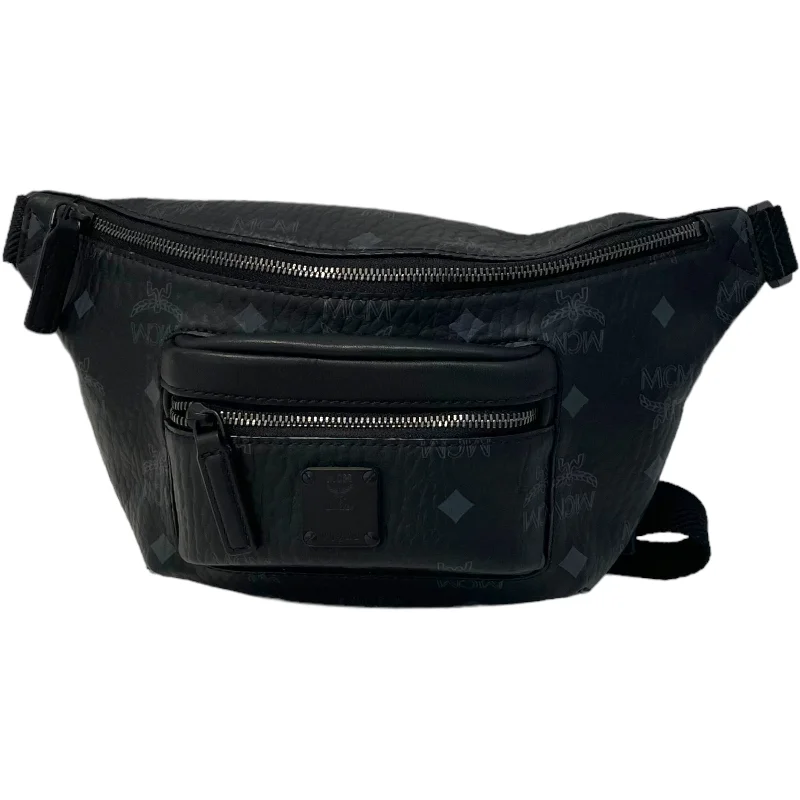 MCM/Fanny Pack/OS/Leather/BLK/ Elegant Purses At Clearance Prices