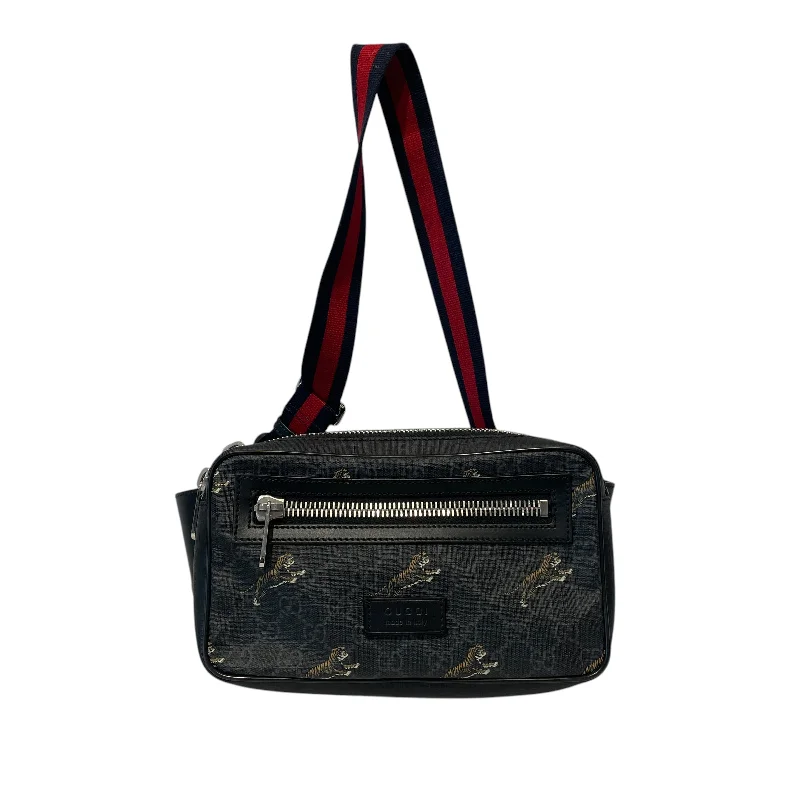 GUCCI/Fanny Pack/Monogram/BLK/TIGER BELT BAG Fashionable Handbags, Limited-Time Deals GUCCI/Fanny Pack/Monogram/BLK/TIGER BELT BAG Fashionable Handbags, Limited-Time Deals