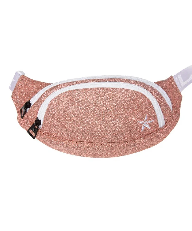 Rose Gold Adult Rebel Fanny Pack with White Zipper Your Perfect Bag At The Perfect Price Rose Gold Adult Rebel Fanny Pack with White Zipper Your Perfect Bag At The Perfect Price