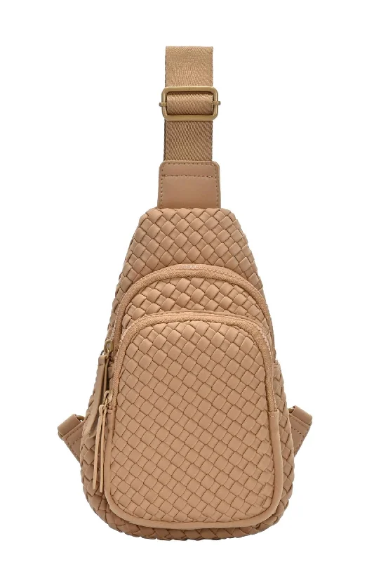 BGW7308 Marie Neoprene Woven Sling Bag Must-Have Bags, Big Discounts