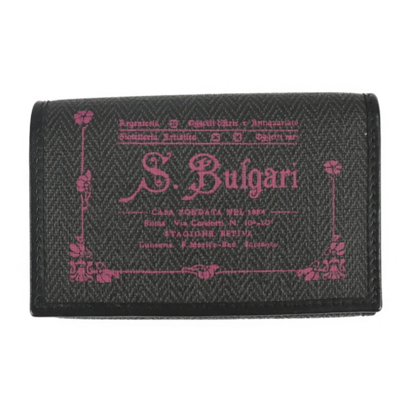 Bulgari Porte Clés  Leather Wallet  (Pre-Owned) Designer Bags, Low Prices