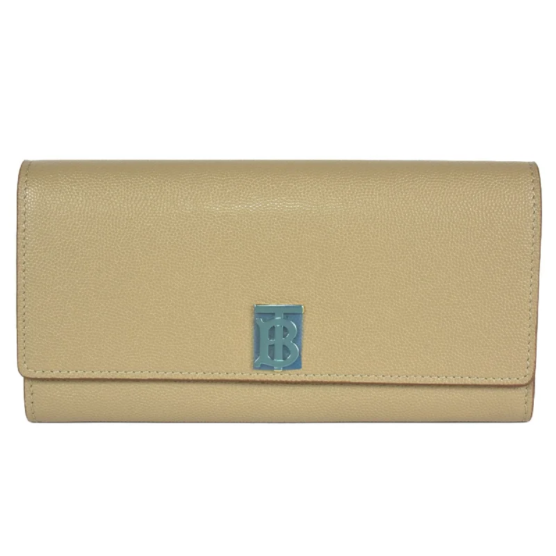 Burberry Tb  Leather Wallet  (Pre-Owned) Fashionable Bags At Must-Have Prices