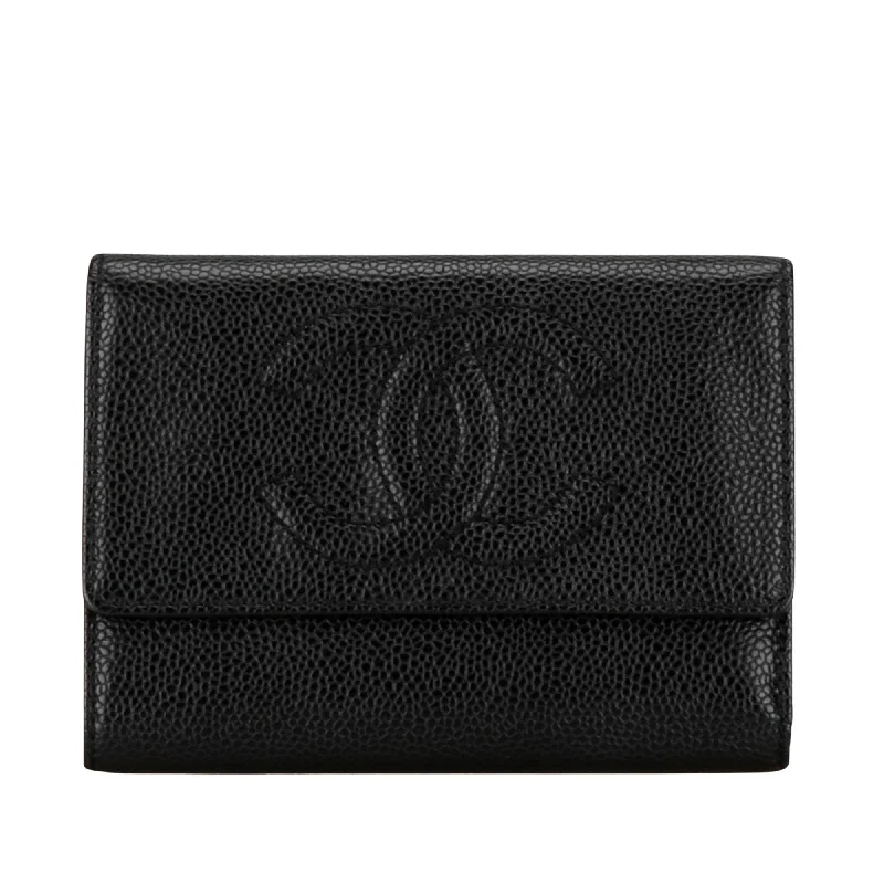 Chanel Logo Cc  Leather Wallet  (Pre-Owned) Classic Bags, Exclusive Deals