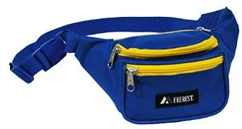 Everest Signature Waist Pack - Standard - Royal / Yellow Carry Elegance For Less
