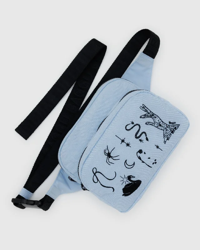 Fanny Pack - Embroidered Ballet Icons Trendy Bags, Huge Savings