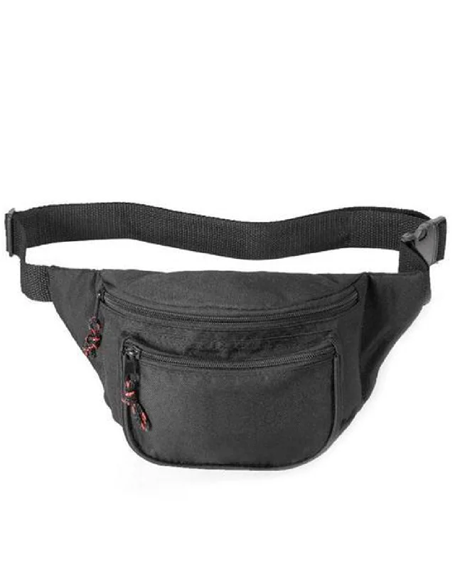 Fanny Pack with Three Zippered Pockets - 1015 High-End Handbags At Affordable Prices Fanny Pack with Three Zippered Pockets - 1015 High-End Handbags At Affordable Prices