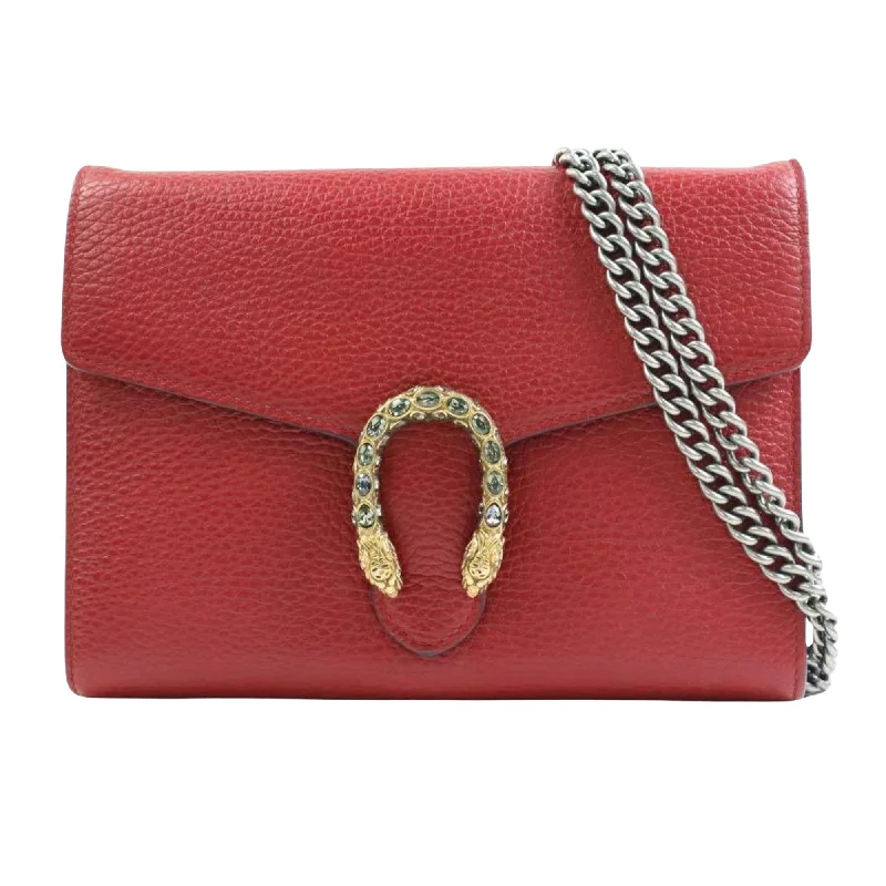 Gucci Dionysus  Leather Wallet  (Pre-Owned) Chic Crossbody Bags, Limited Offers