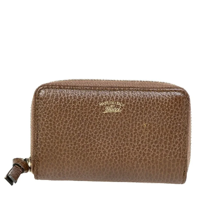 Gucci Swing  Leather Wallet  (Pre-Owned) Trendy And Timeless Handbags Now On Sale