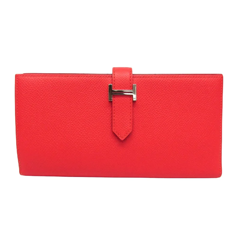 Hermès Béarn  Leather Wallet  (Pre-Owned) Elegant Bags With Limited Stock Available