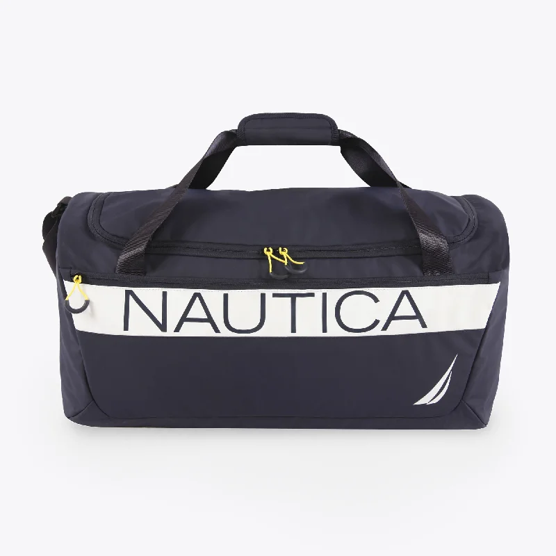 Nautica Mens Logo Duffel Bag Fashion-Forward Bags At Limited-Time Offers