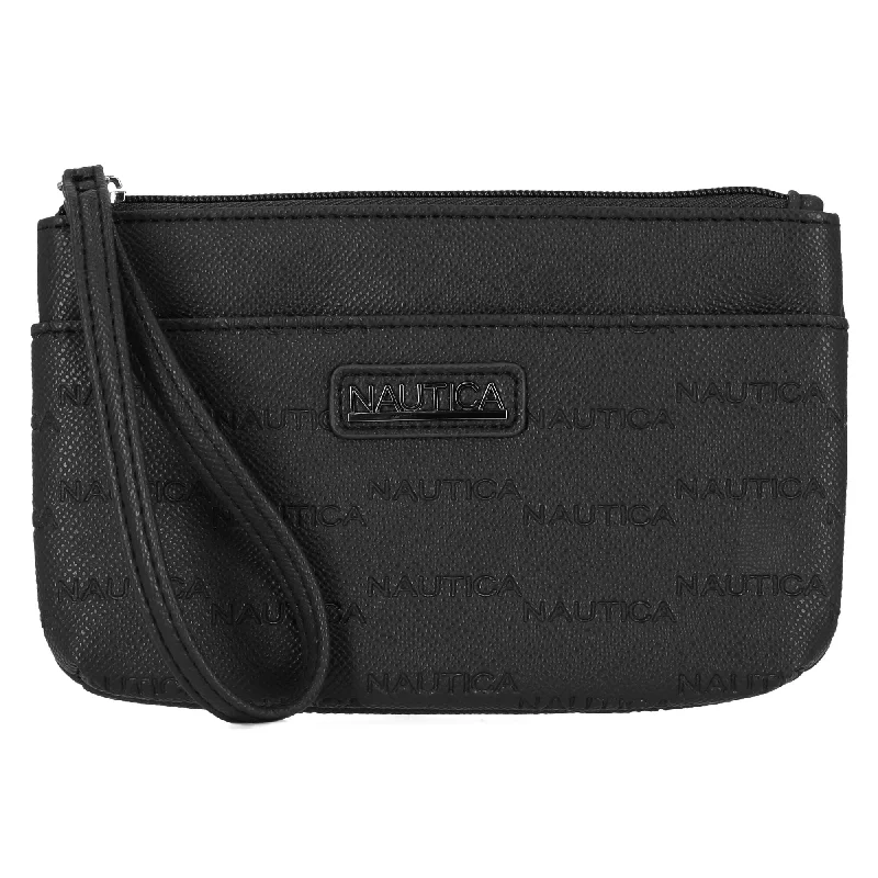 Nautica Womens City Coaster Wristlet Timeless Handbags At Reduced Prices