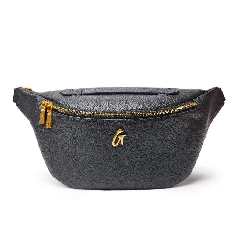 PEBBLE FANNY PACK BLACK Classic And Modern Handbags Now More Affordable