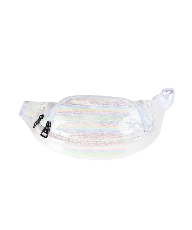 Luster in Cream Youth Rebel Fanny Pack with White Zipper Upgrade Your Look With Our Bag Sale Luster in Cream Youth Rebel Fanny Pack with White Zipper Upgrade Your Look With Our Bag Sale