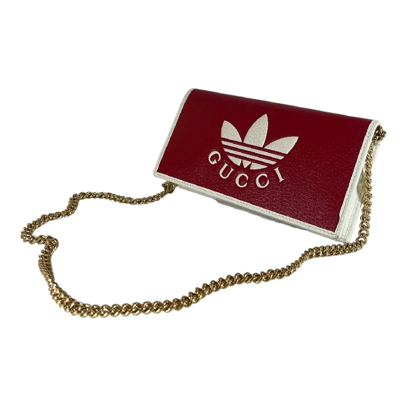 GUCCI/adidas/Cross Body Bag/Leather/RED/chain wallet bag Classic And Modern Handbags Now More Affordable GUCCI/adidas/Cross Body Bag/Leather/RED/chain wallet bag Classic And Modern Handbags Now More Affordable