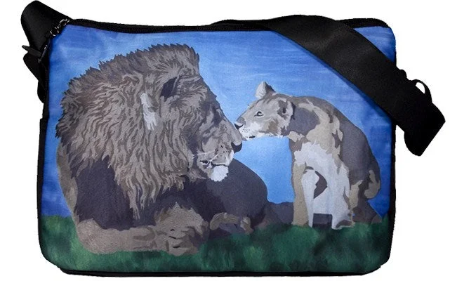 Lion Signature Messenger Bag- A Father's Pride Sleek Bags, Perfect Prices