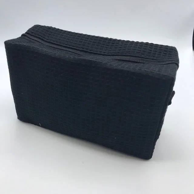 Black Waffle Toiletry Bag Exclusive Discounts On Stylish Handbags