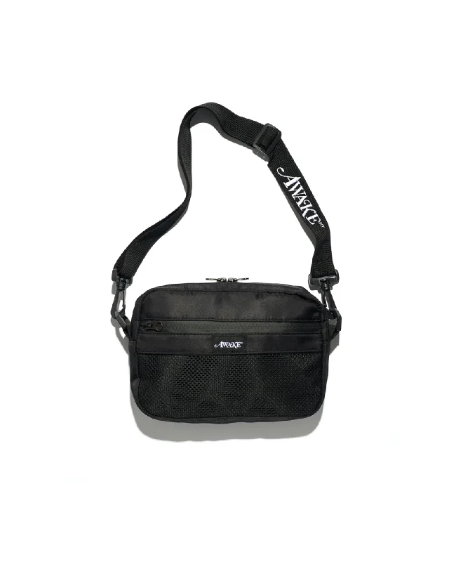 Canvas Logo Messenger Bag - Black Iconic Handbags At Budget-Friendly Prices