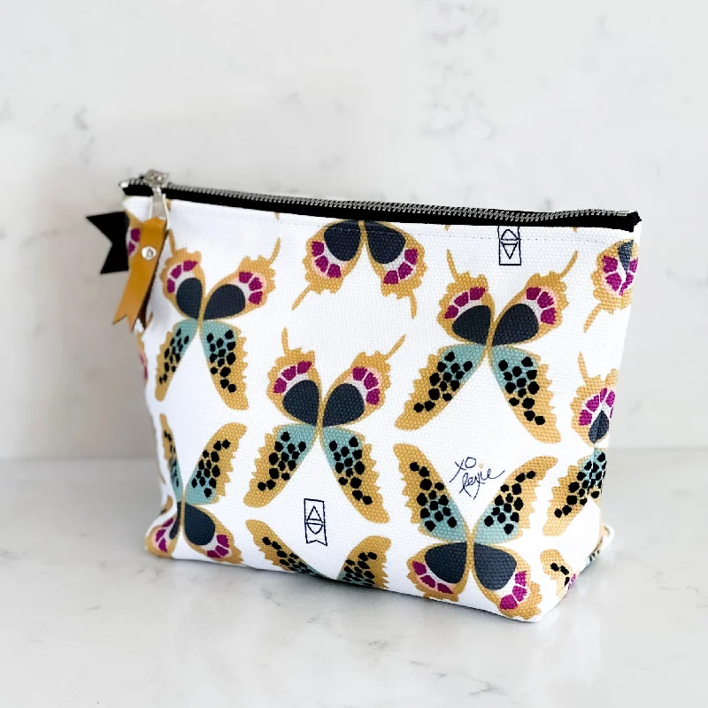 Canvas Make Up Bag | Butterfly Upgrade Your Look With Our Bag Sale
