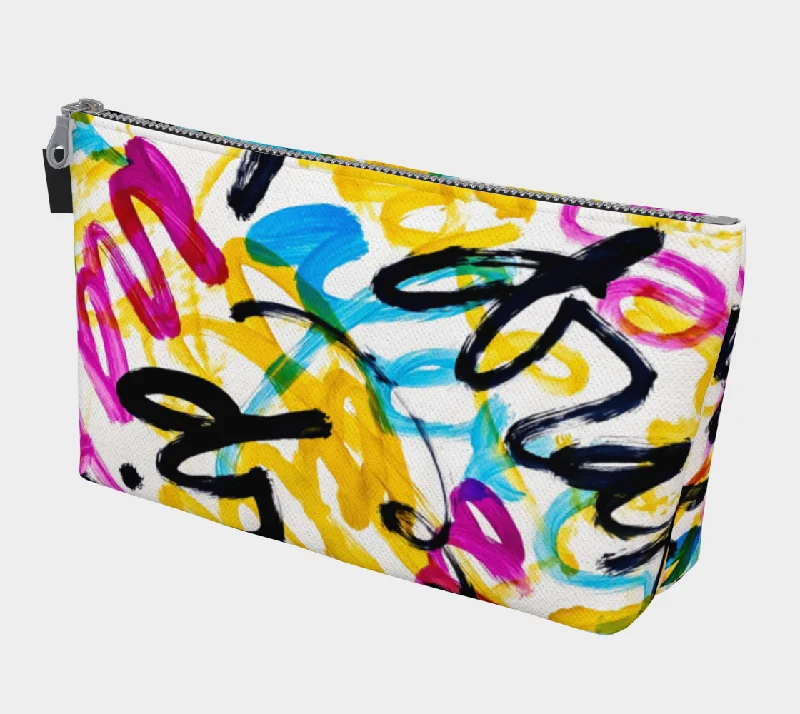 Canvas Make Up Bag | Graffiti Limited-Stock Handbag Sale For A Stylish Look