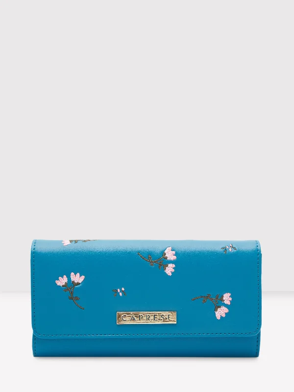 Caprese Dara Flap Wallet Medium Green Trendy & Timeless Bags, Now On Sale