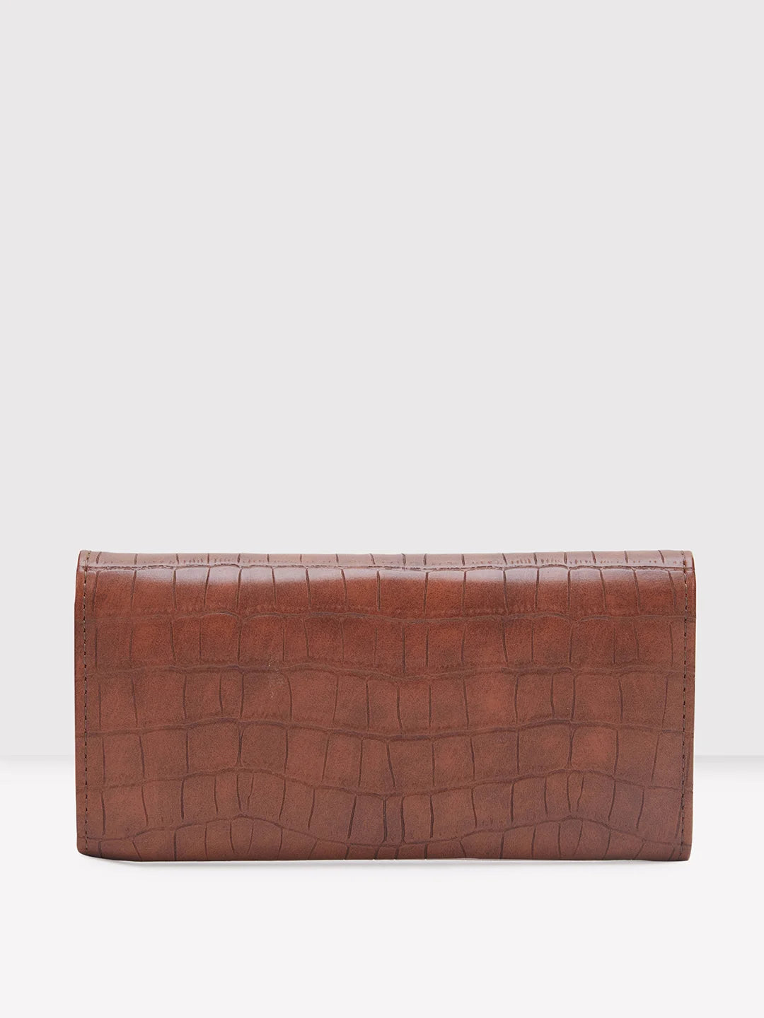 Caprese Dorrita Flapover Wallet Medium Brown Stylish Totes, Special Discounts