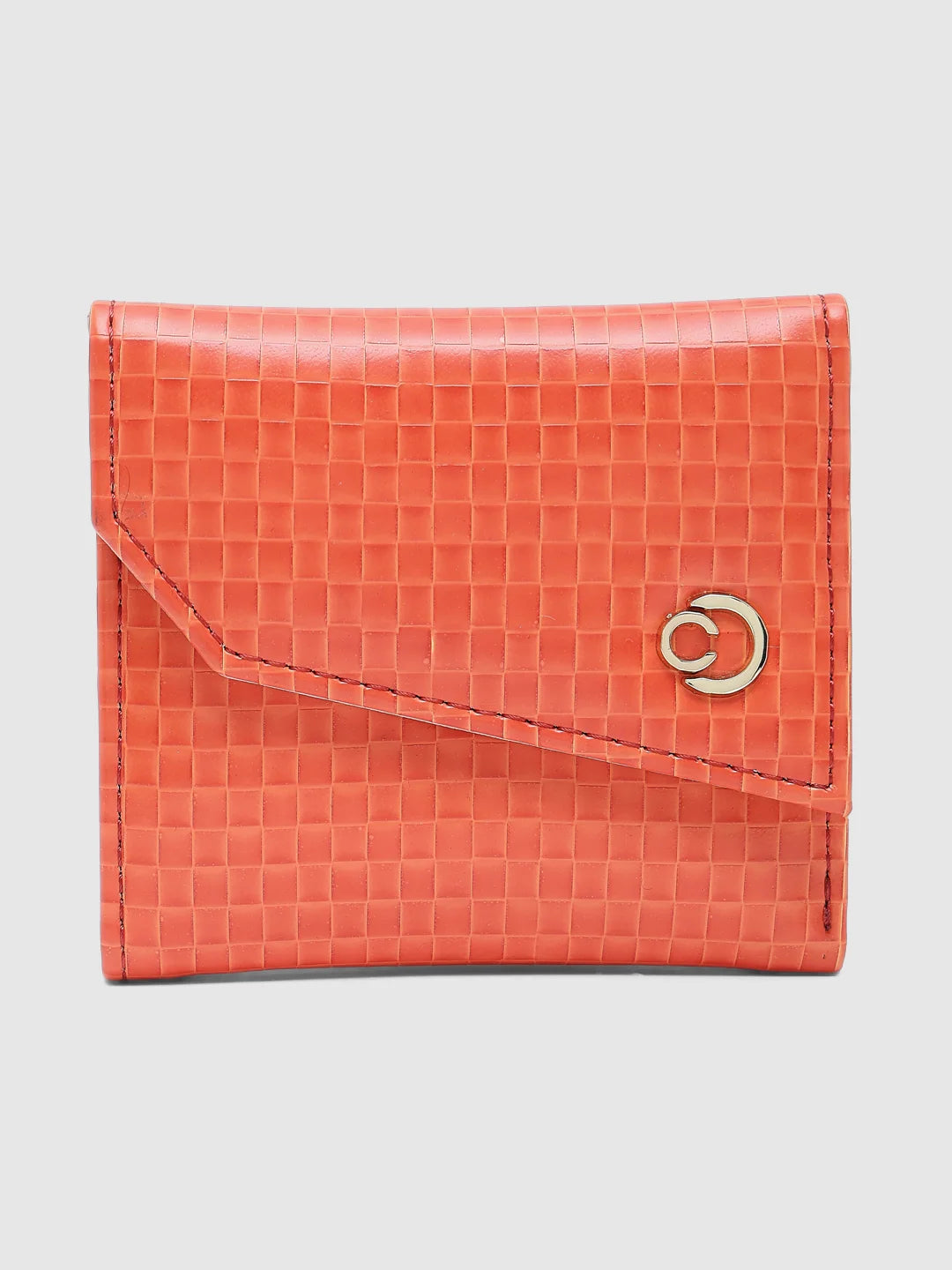 Caprese Ernesa Wallet Small Orange Chic Shoulder Bags At Promotional Rates