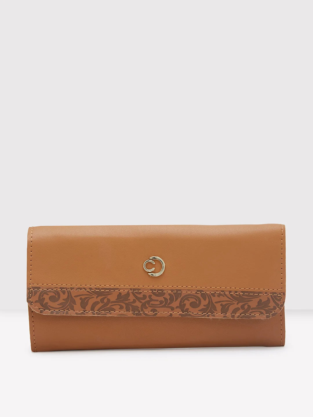 Caprese Helene Wallet Medium Beige Sleek Bags, Perfect Prices