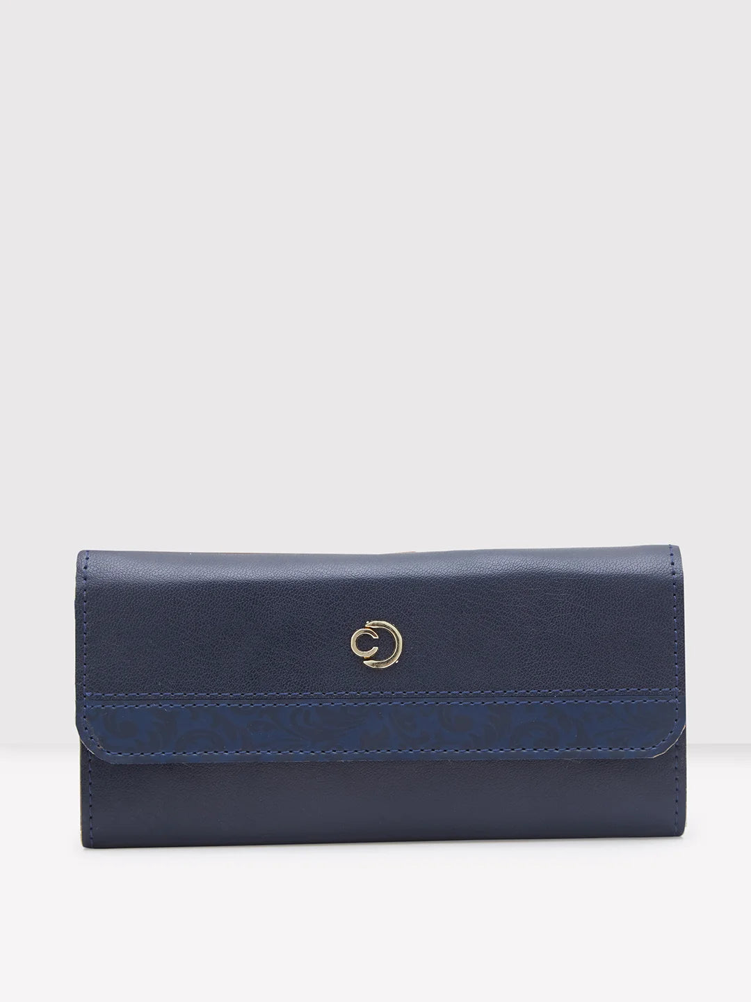 Caprese Helene Wallet Medium Navy Stylish Totes, Exclusive Savings