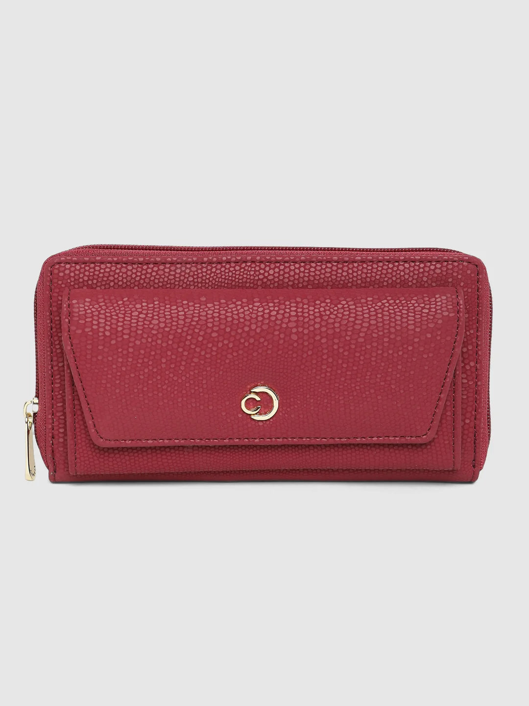 Caprese Ingrid Wallet Medium Maroon Classic Totes, Exclusive Deals