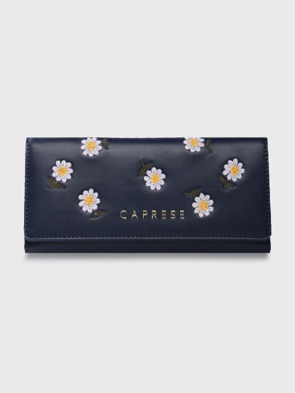 Caprese Kyle Flapover Wallet Medium Navy Luxury Handbags, Budget-Friendly