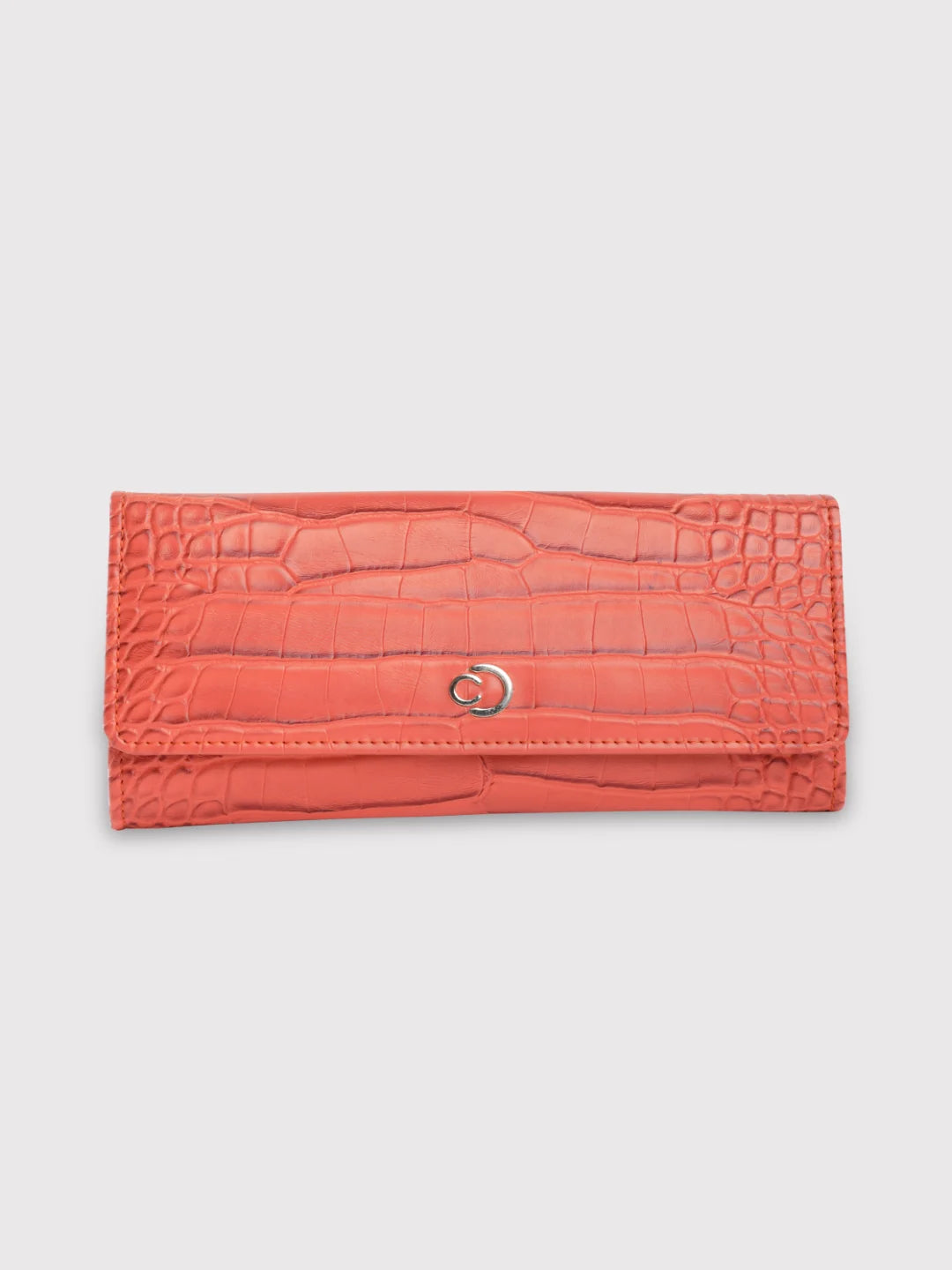 Caprese Luna Wallet Medium Flap Wallet Orange Best Deals On Premium Handbags