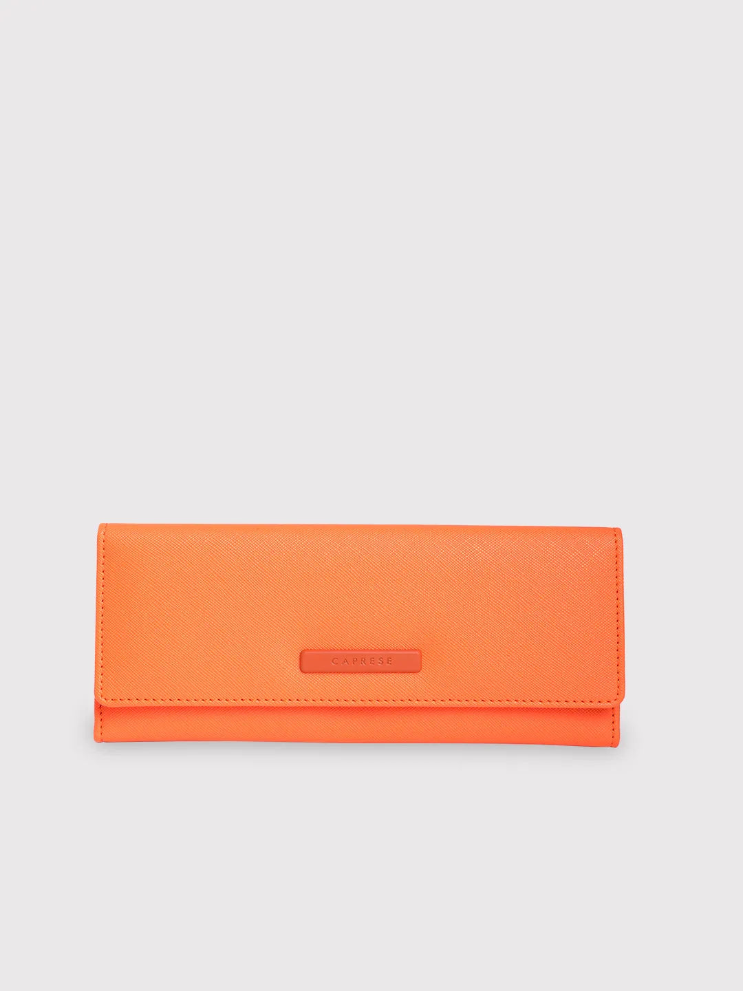 Caprese Sophia Wallet Medium Flap Wallet Orange Stylish Bags At Unbeatable Prices