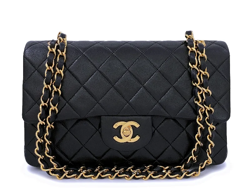 Chanel 1993 Vintage Black Small Classic Double Flap Bag 24k GHW Lambskin Handbag Deals You'll Love Chanel 1993 Vintage Black Small Classic Double Flap Bag 24k GHW Lambskin Handbag Deals You'll Love