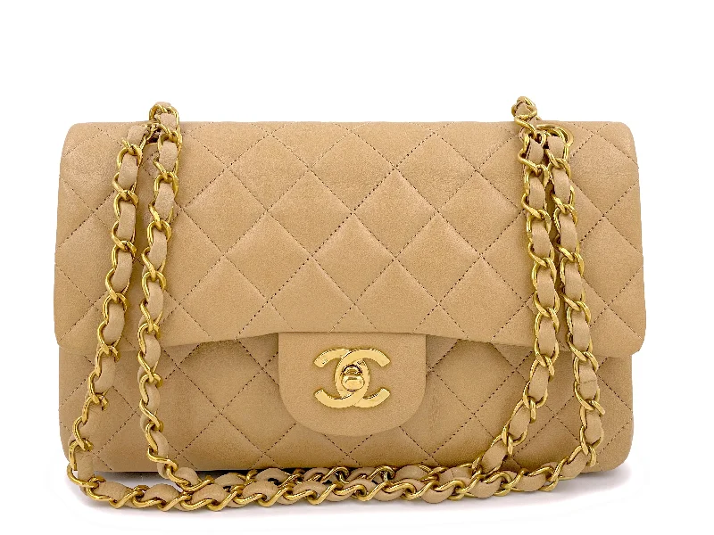 Chanel 1994 Vintage Beige Small Classic Double Flap Bag 24k GHW Shop Stylish Bags At Unbeatable Prices Chanel 1994 Vintage Beige Small Classic Double Flap Bag 24k GHW Shop Stylish Bags At Unbeatable Prices